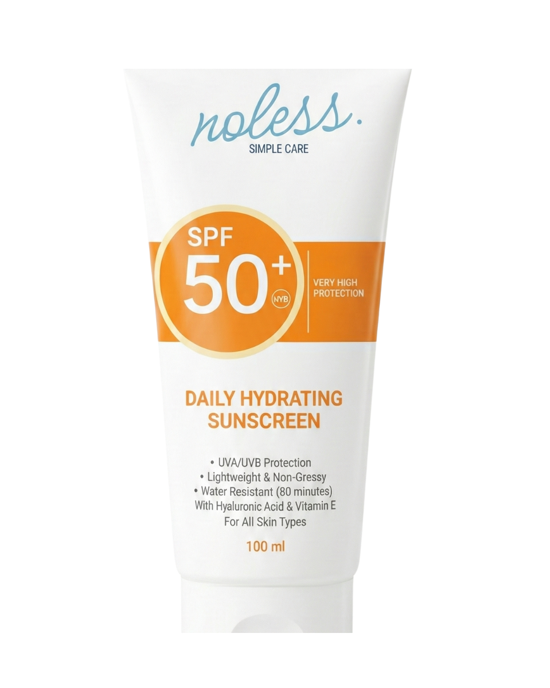 Noless Daily Hydrating Sunscreen SPF 50+ – Tüm Cilt Tipleri 100 ml görseli